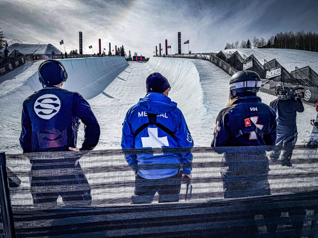 WMI Global medical team supporting Snow League athletes